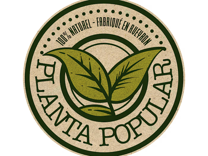 Logo design for Planta Popular , a natural product company