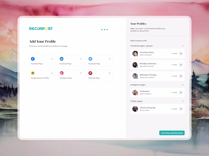 RecurPost - Social Medial Planner
