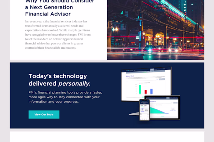 FMI Financial - Branding + Website