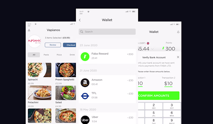 Responsive Web Design for Faba App
