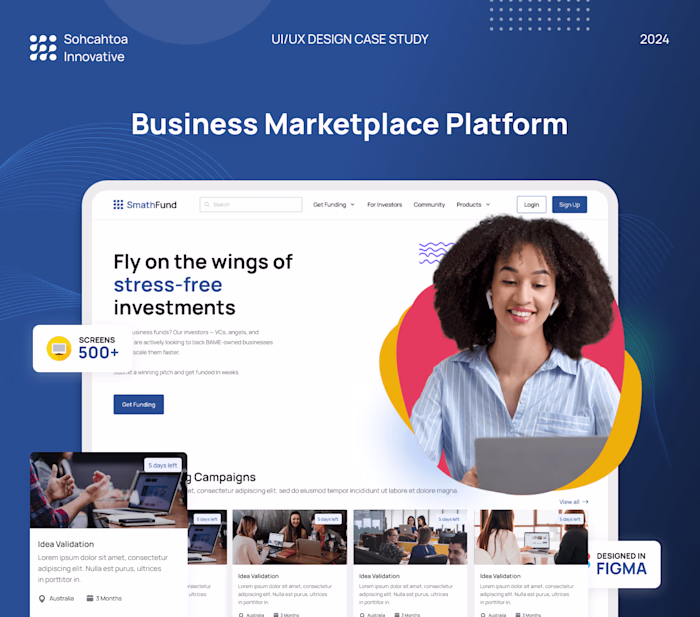 I designed SAAS Platform for Business Marketplace  