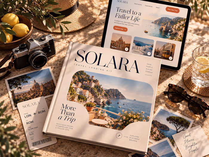 Solara - Framer Travel Landing Kit
