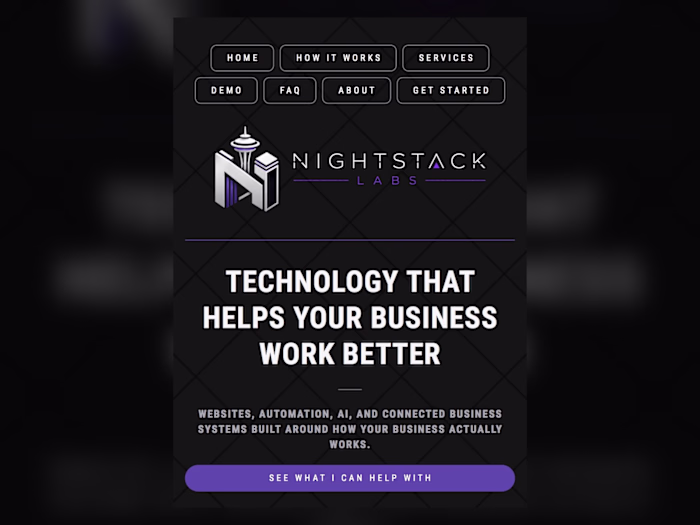 Designed and built the Nightstack