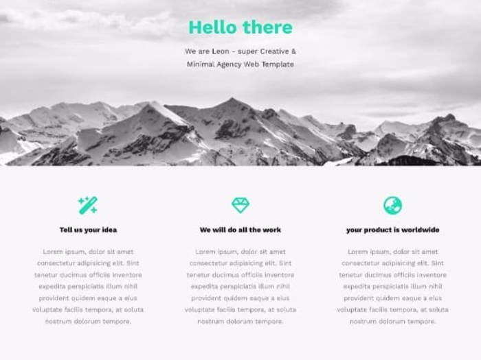 Responsive landig page 2