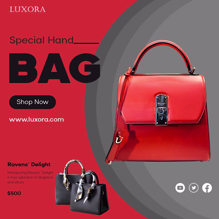 Social Media Banner Design - Luxora