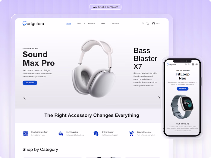 ElectroHub Electronics Store Template Development