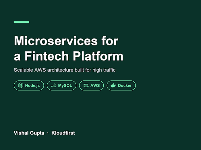 Develop & Deploy Microservices