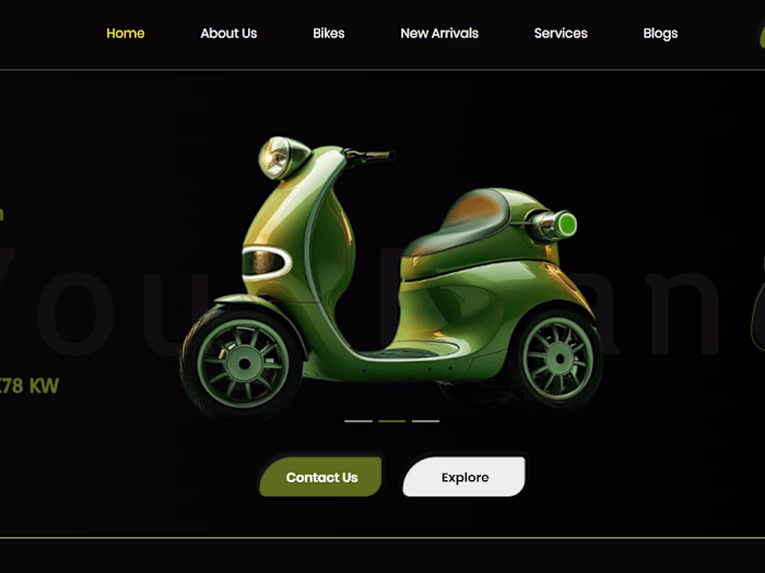 EBike | Business Website Built on Wix Studio.