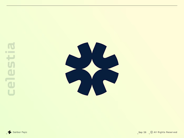 Celestia — Modern Technology Logo & Brand Identity