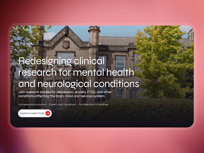 Clerkenwell Health — Framer Redesign | UK Clinical Research
