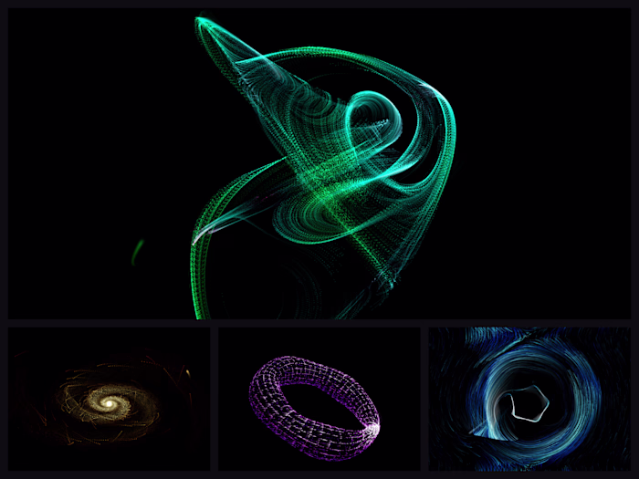 Particle Lab: 11 Interactive Particle Systems on One Canvas