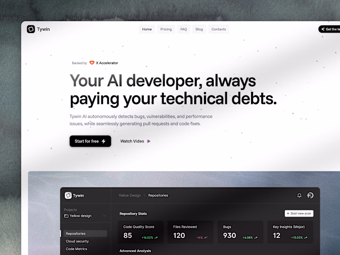 Tywin – A Framer Template for Developer-Focused Products