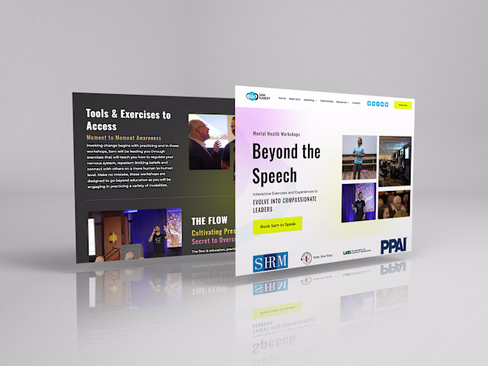 Beyond The Speech- WordPress Divi Life Coaching Website