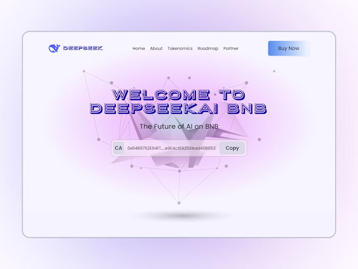DeepSeek I AI Landing Page