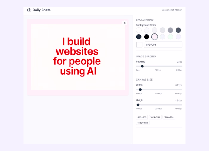 Screely Alternative for Website Mockups