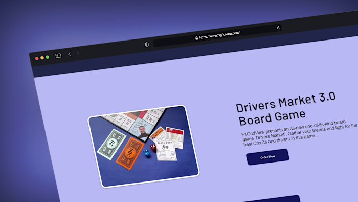 F1 GridView: Website Redesign & Development