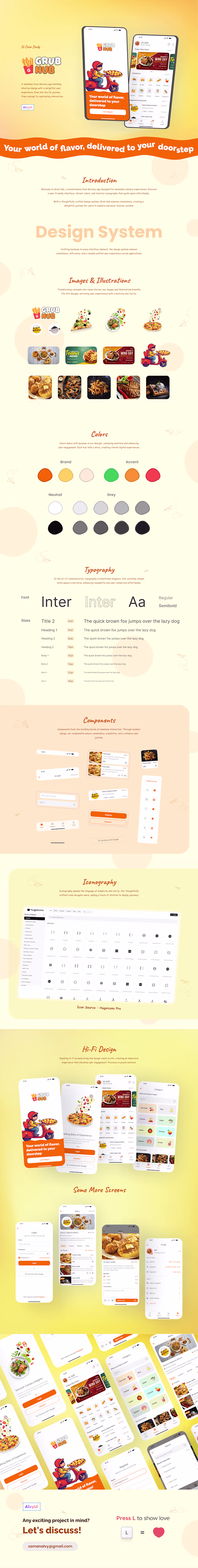 Food Delivery App - UI Case Study