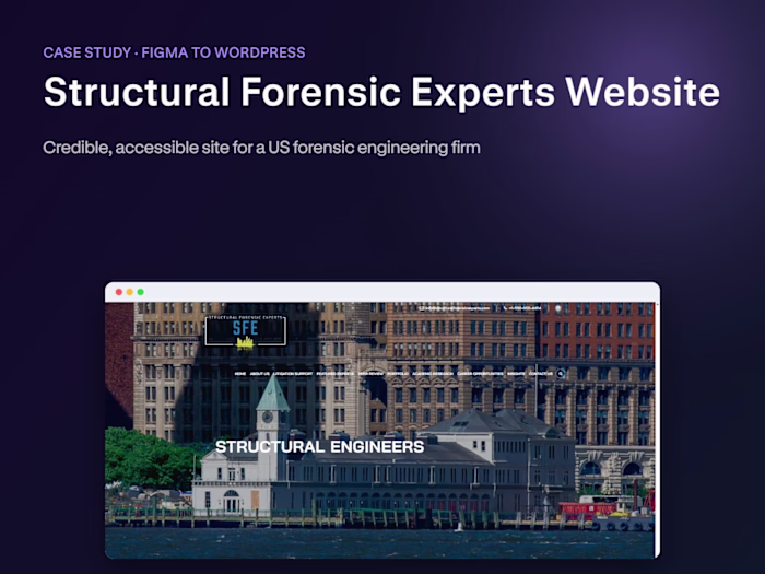 Structural Forensic Experts – Corporate Website