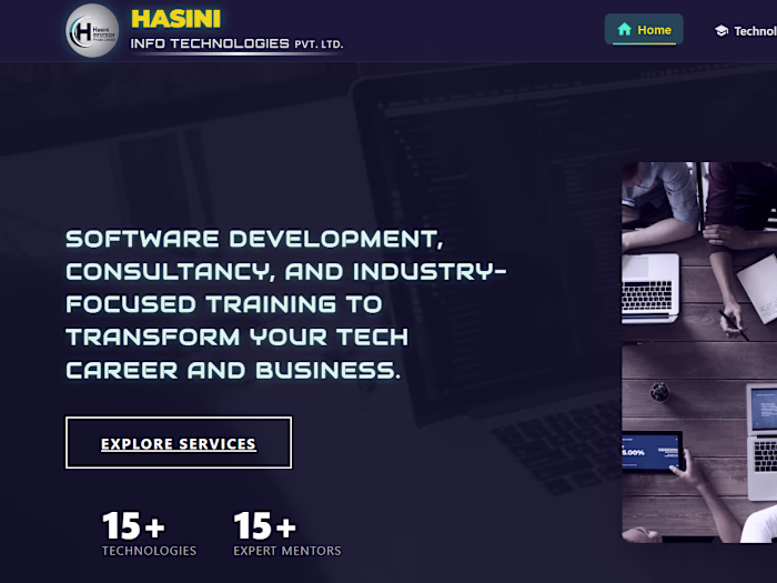 Company Website – Hasini Info Technologies Pvt Ltd