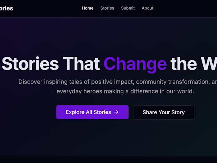 Impact Stories - Share Stories That Matter