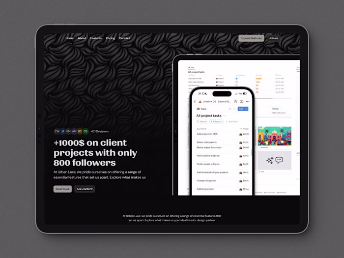 Book Landing Page