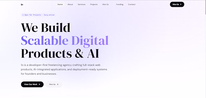 Official Website for 1o