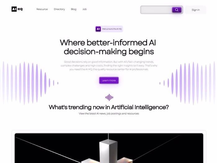 The Ai HQ WEBSITE 