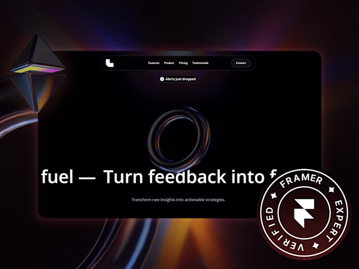 SaaS Framer Website