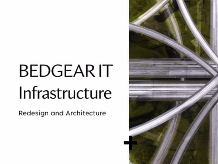 IT Infrastructure Overhaul - BEDGEAR