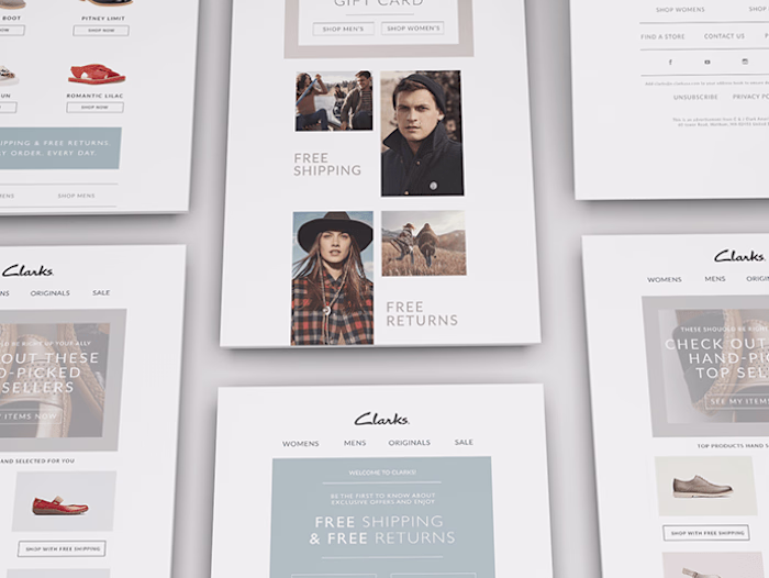 Email Campaign | Strategic Design (Clarks)