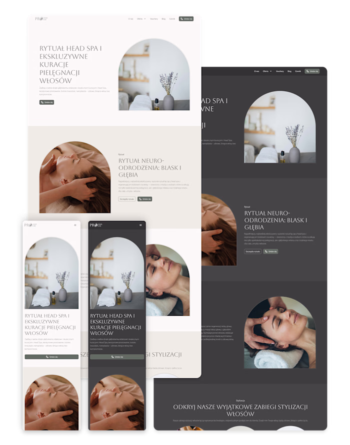 Brand Identity · Website Design · Beauty & Wellness Studio