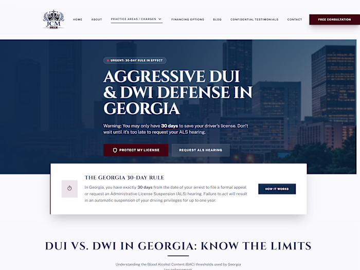 Law Firm Website: Load Time Cut from 31s to 2s
