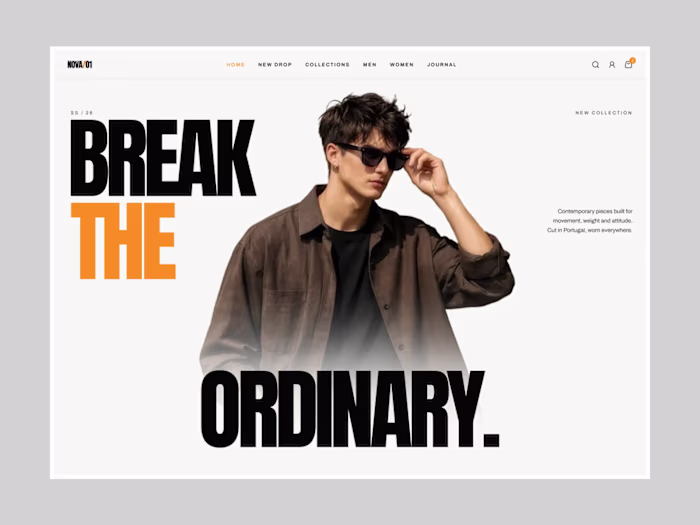 Fashion Ecommerce Website UI/UX Design
