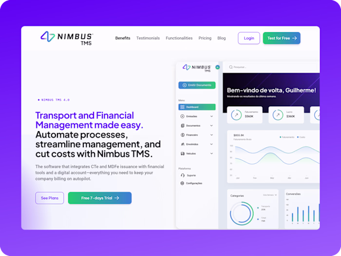 UX/UI Innovation for Nimbus TMS