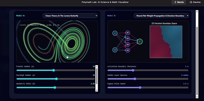 PolyMath Lab is an interactive