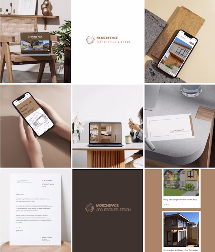 MotionSpace Architecture | Logo & Website Design