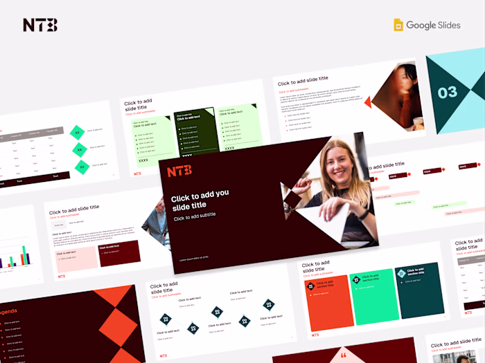 Google Slides Template Design for NTB