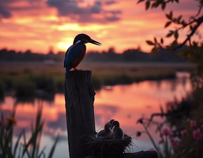 Kingfishers: Nature's Colorful Fisher