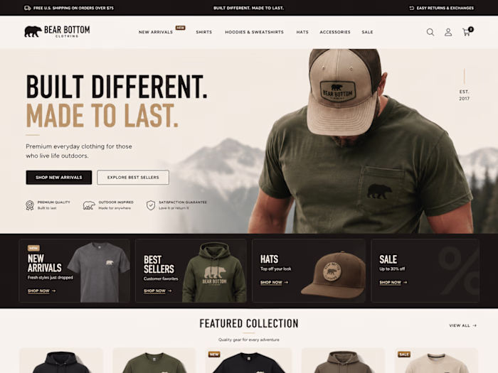 Shopify Ecommerce Website