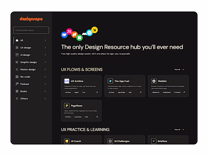 Design Resources for Creatives – UI, UX, No Code & More