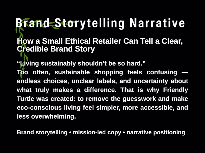 Web copy exploring how clarity,