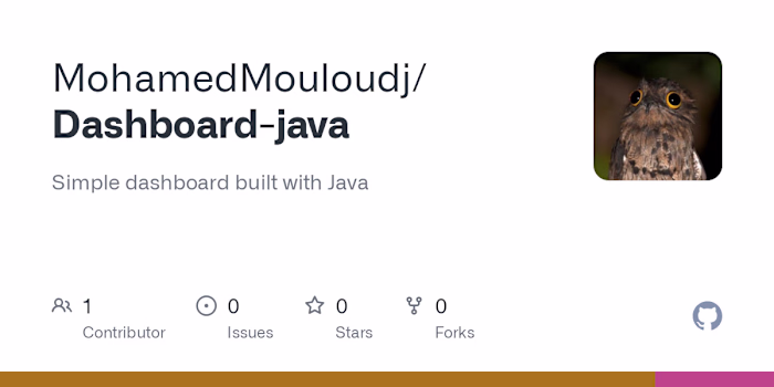 JavaFX Dashboard for Nursery Management