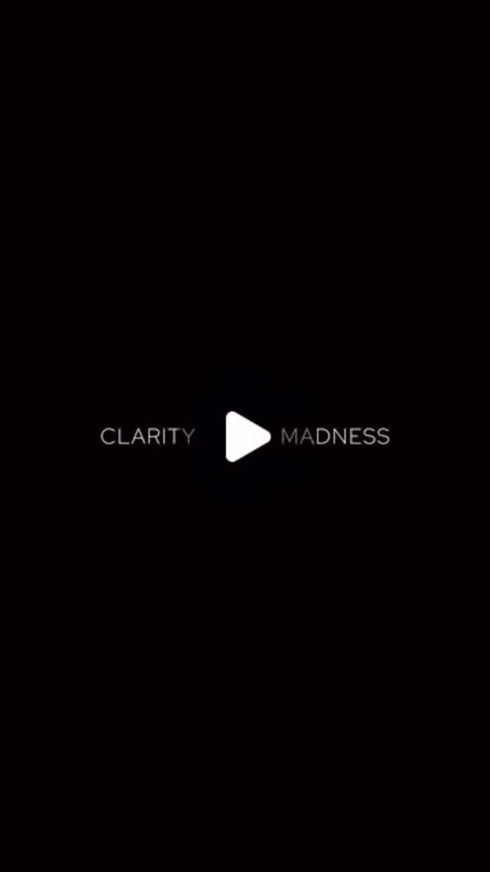 C̶ O̶ N̶ T̶ R̶ O̶ L̶ en Instagram: “C L A R I T Y I N M A D N E…