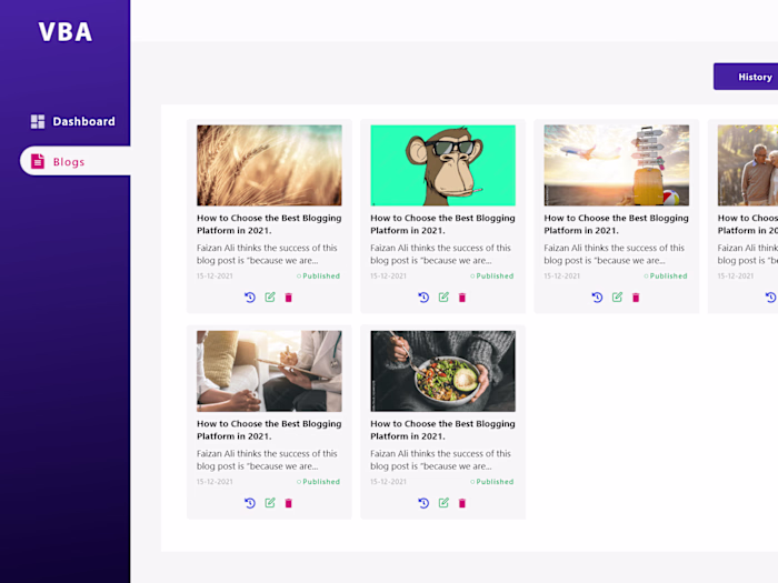 Content Management System (CMS) for Blogs