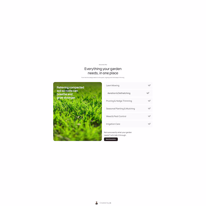 Features section