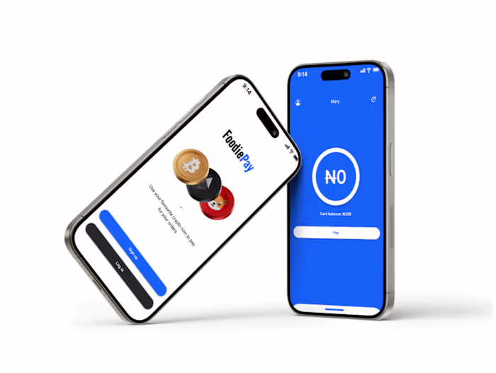 Crypto food payment app