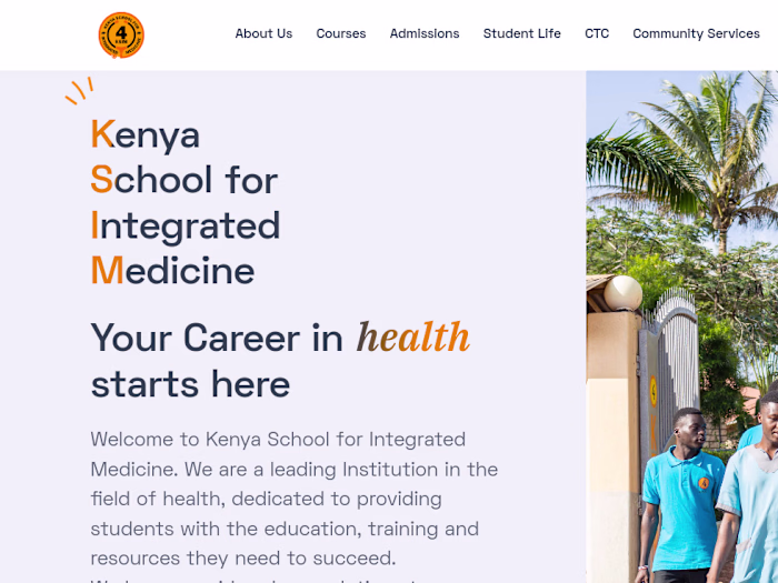 KSIM College Website Design and Development