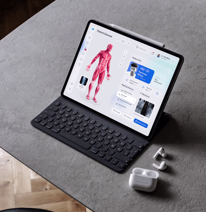 Heal+ Medical Web App Design

