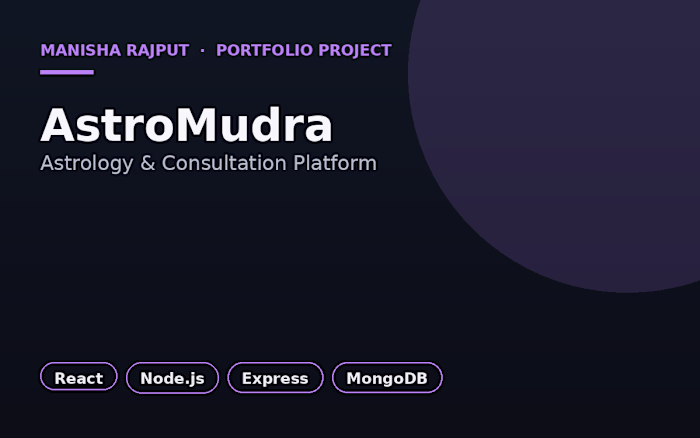 AstroMudra – Astrology & Consultation Platform