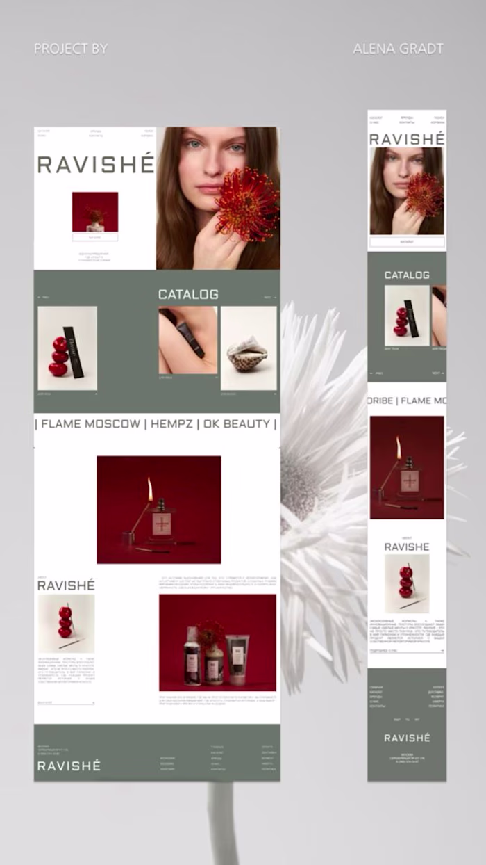 Webdesign for cosmetic store | Magasin de cosmétiques, Cosmetiq…